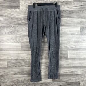 Standard James Perse Sweatpants Women Sz 1 Gray Drawstring Waist Lounge Straight